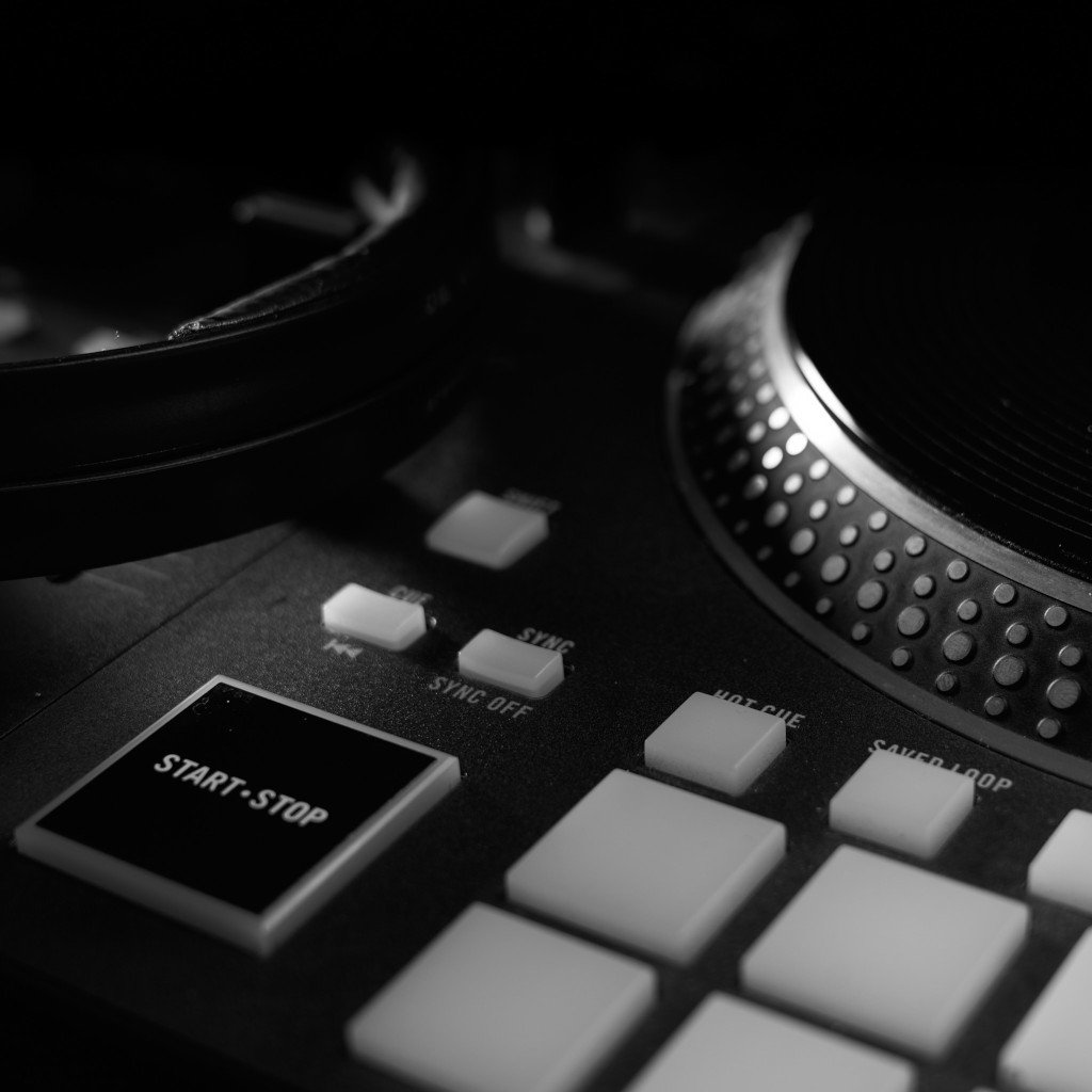 close-up sur une platine